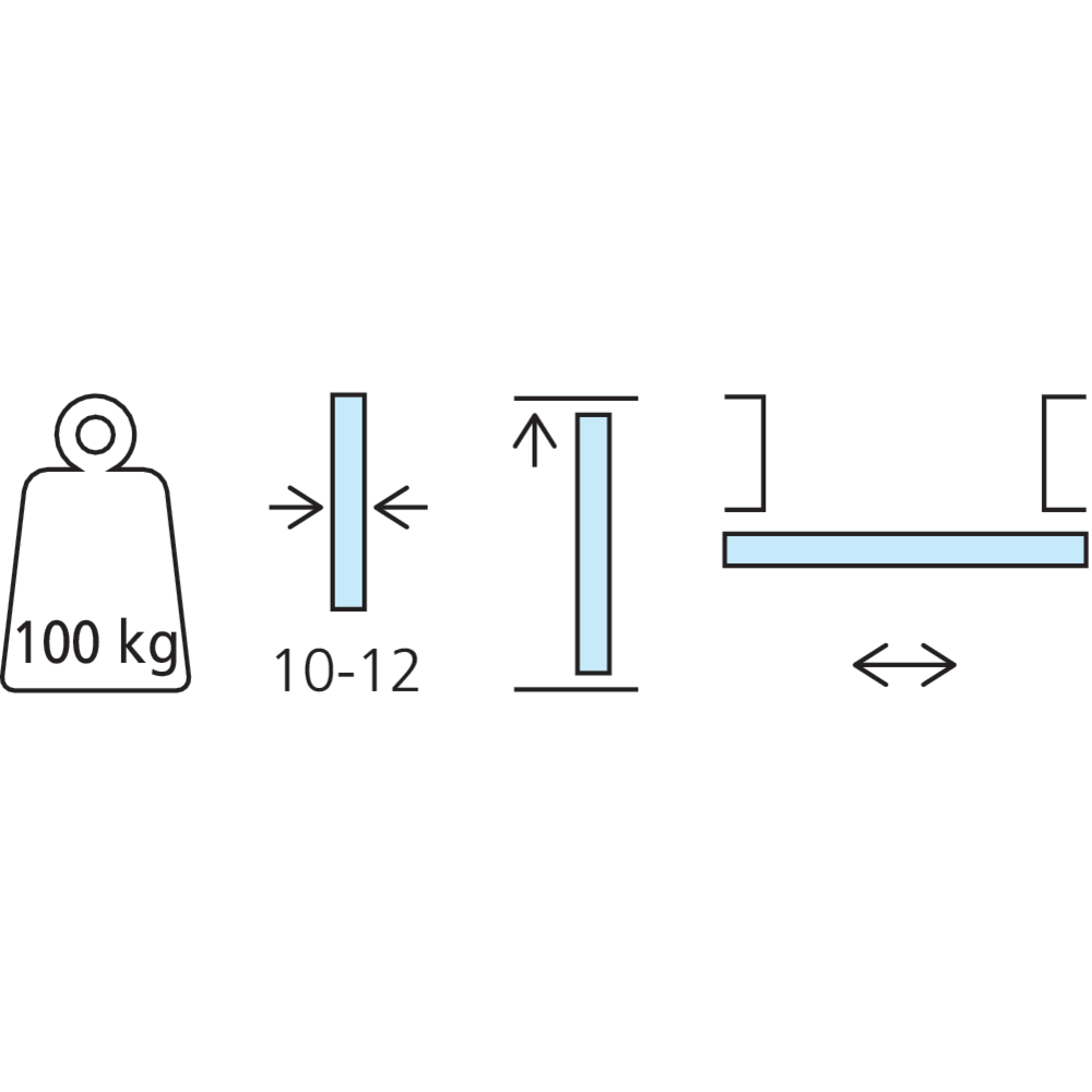 Set de rails et profils FRONT