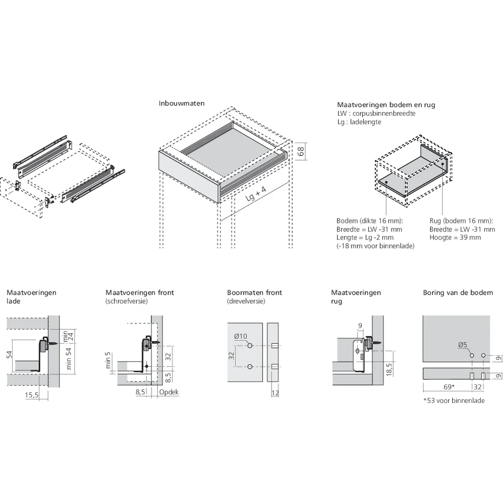 METABOX 320N hauteur 54 sortie simple
