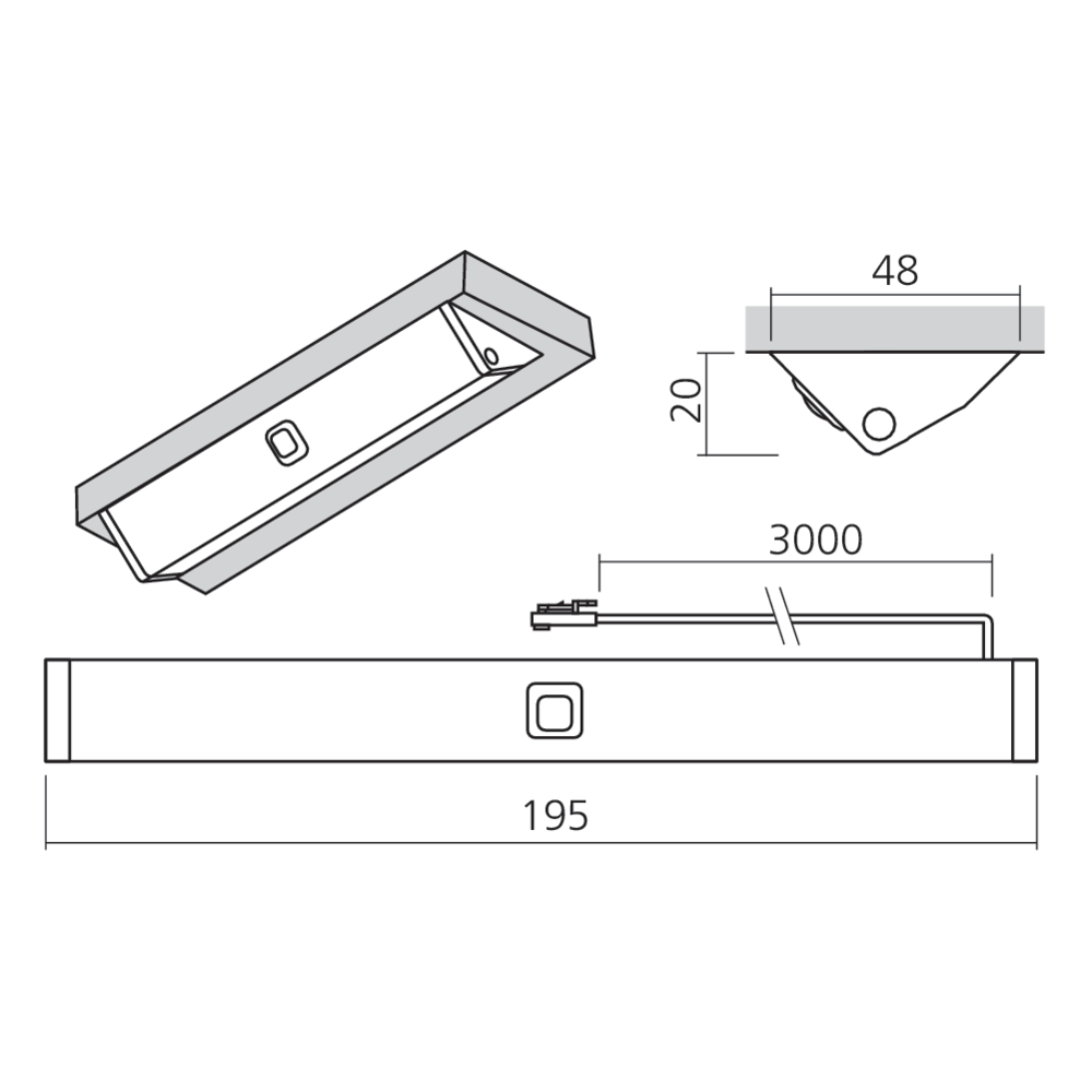 Luminaire en applique 12 V
