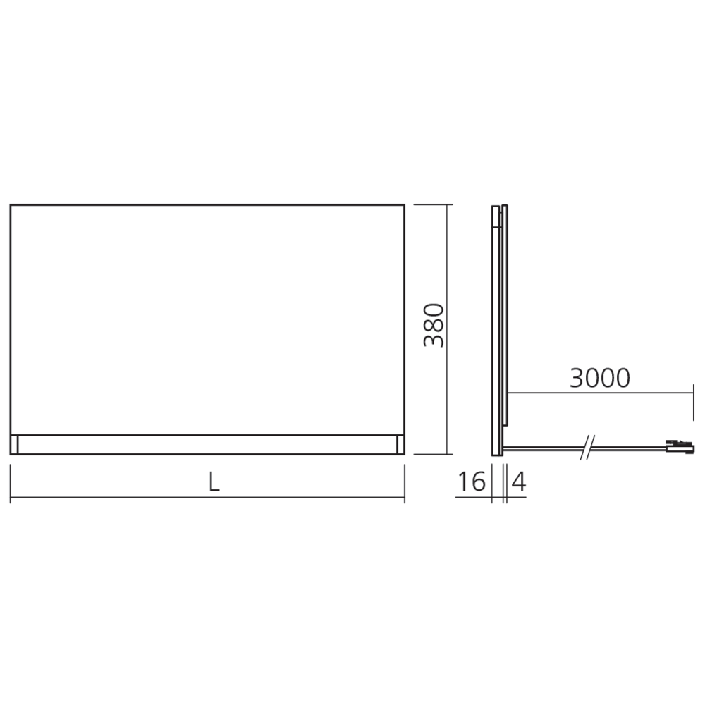 Panneau lumineux K-Concept