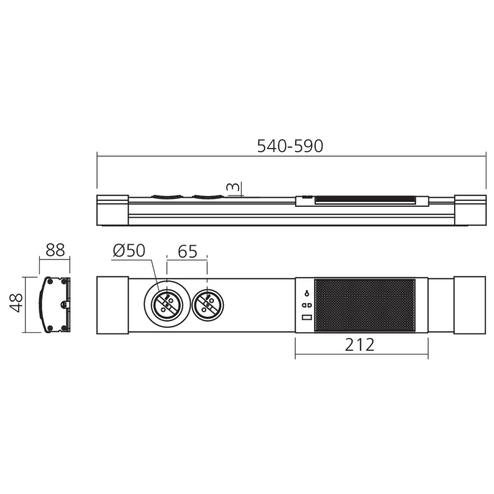 Bloc prise et enceinte Bluetooth