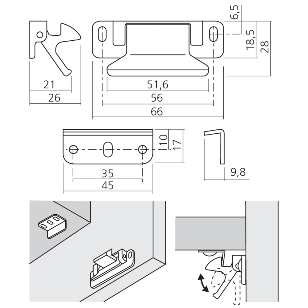 Loqueteau de façade