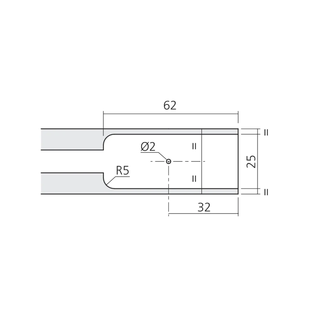 Cache fraisage PORTA 60/100