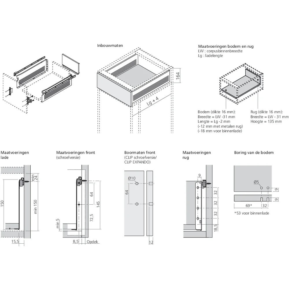 METABOX 320H hauteur 150 sortie simple