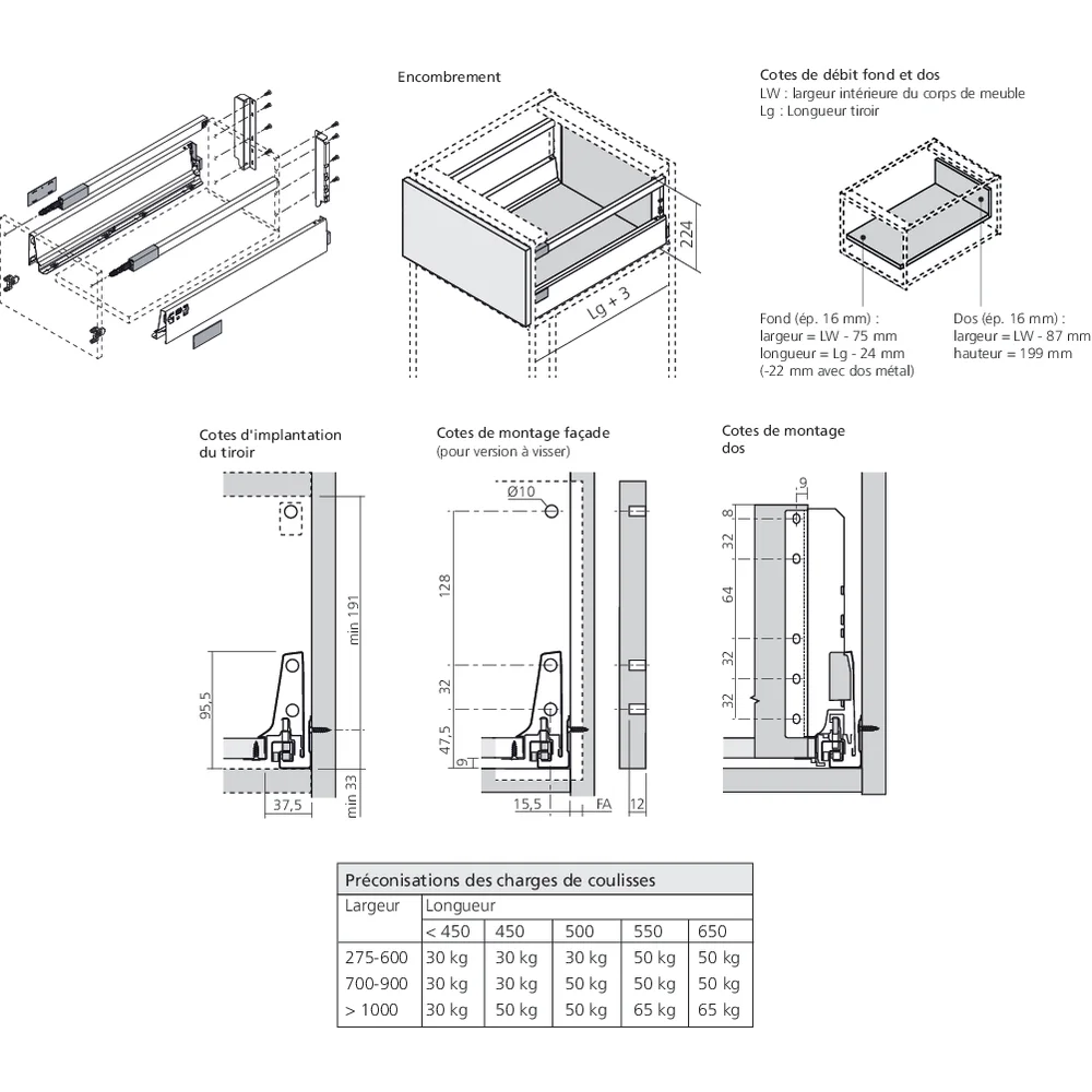 TANDEMBOX antaro hauteur D