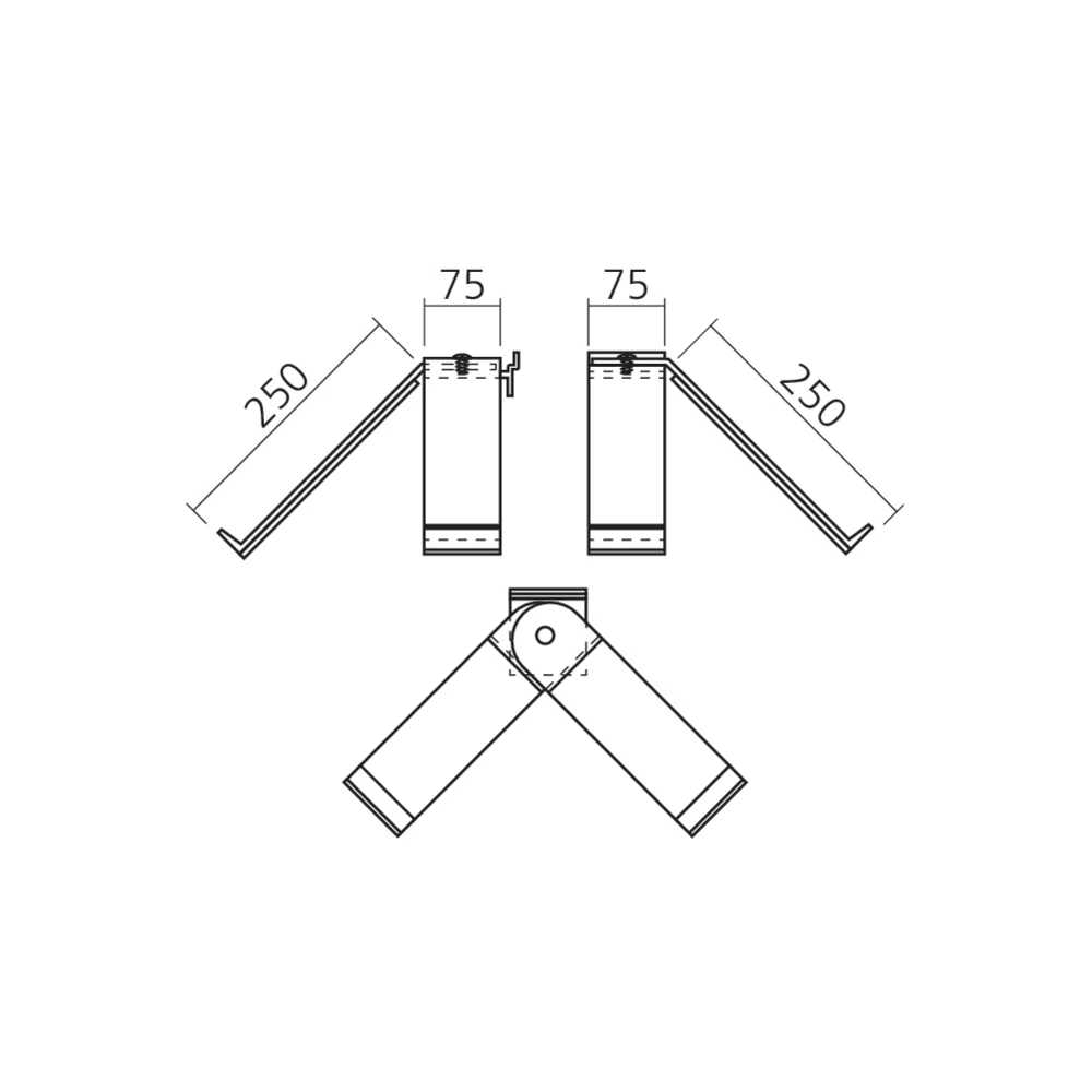 Porte-chaussures double pivotant