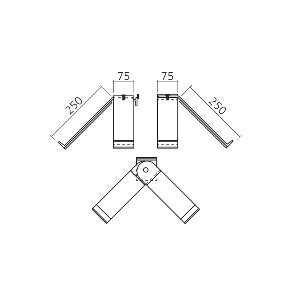 Porte-chaussures double pivotant