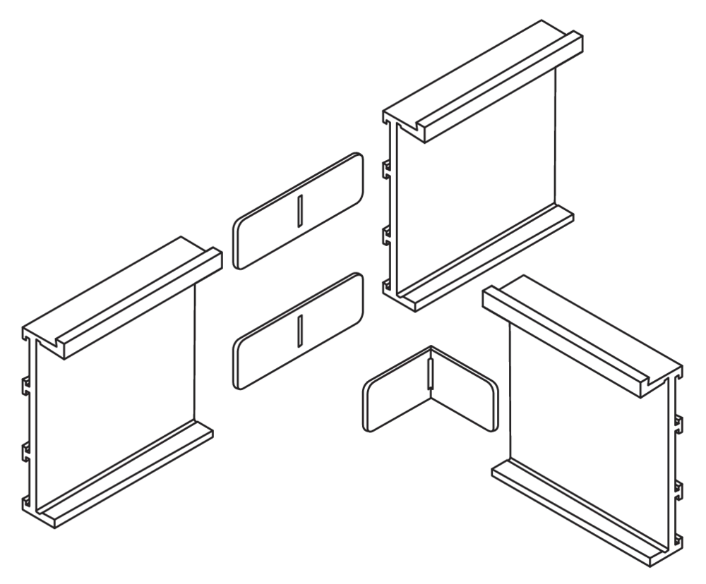 Connecteur plinthe / plinthe