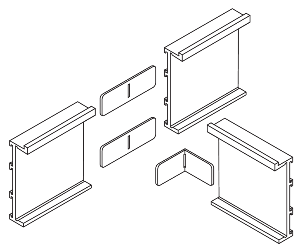 Connecteur plinthe / plinthe