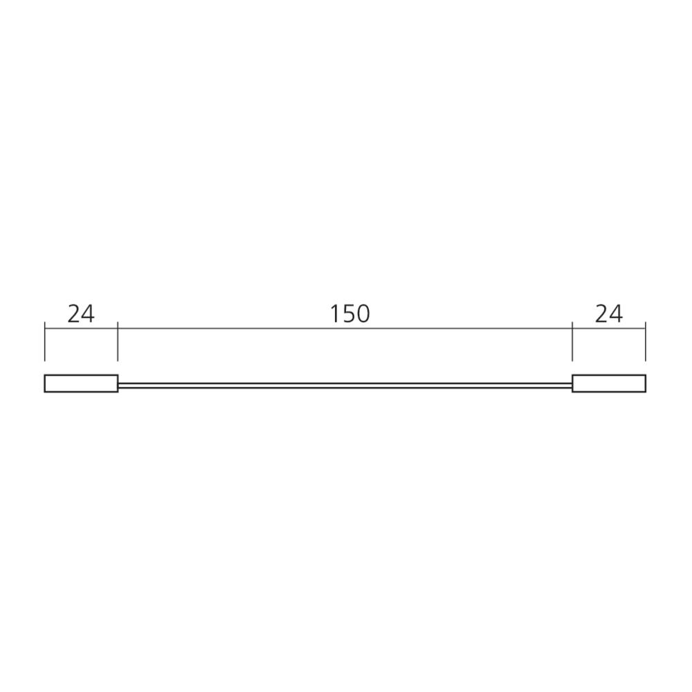 Fil de connexion double pour bande LED