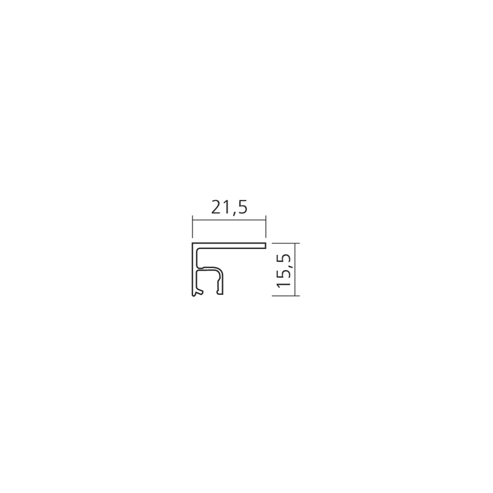Cache pour rail Libra