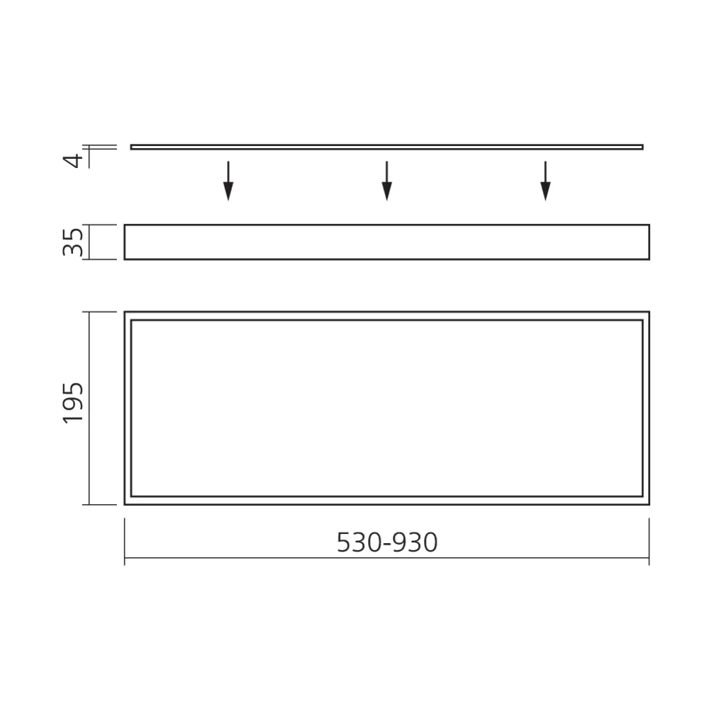 Tablette lumineuse INDUS