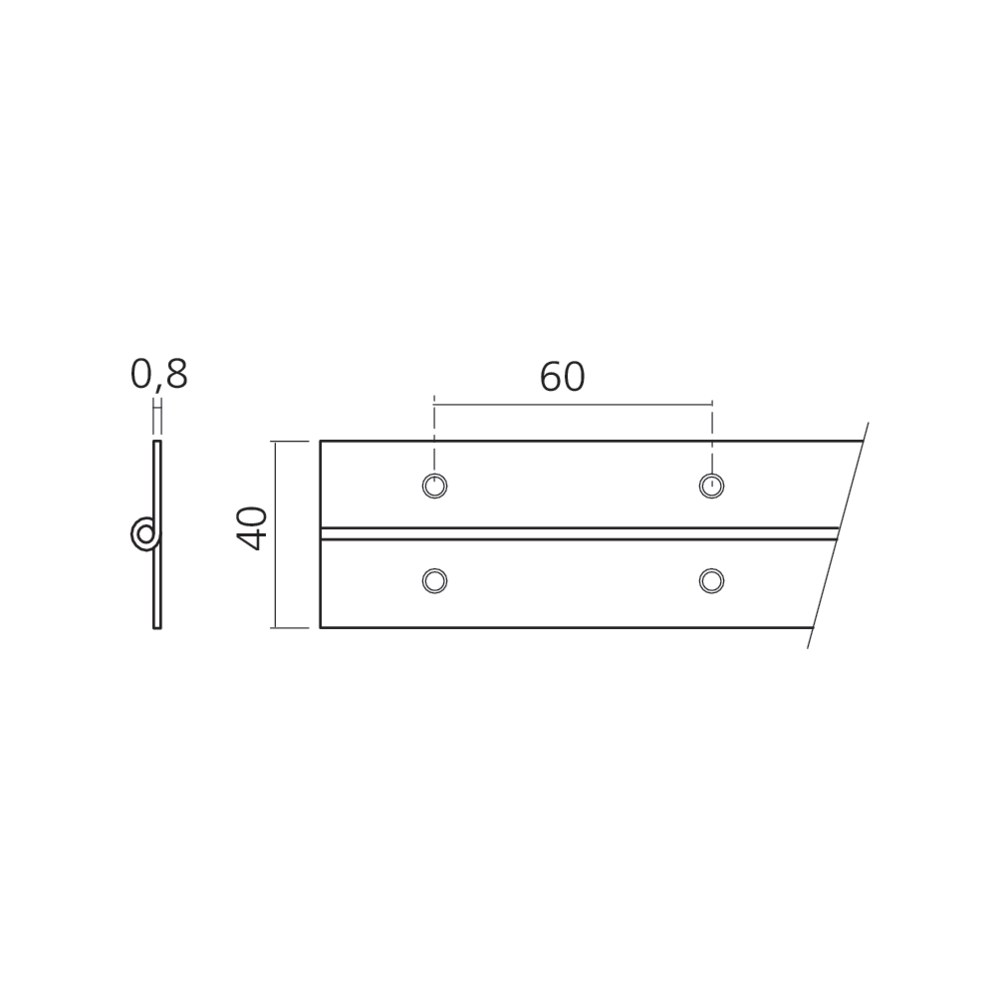 Charnière piano