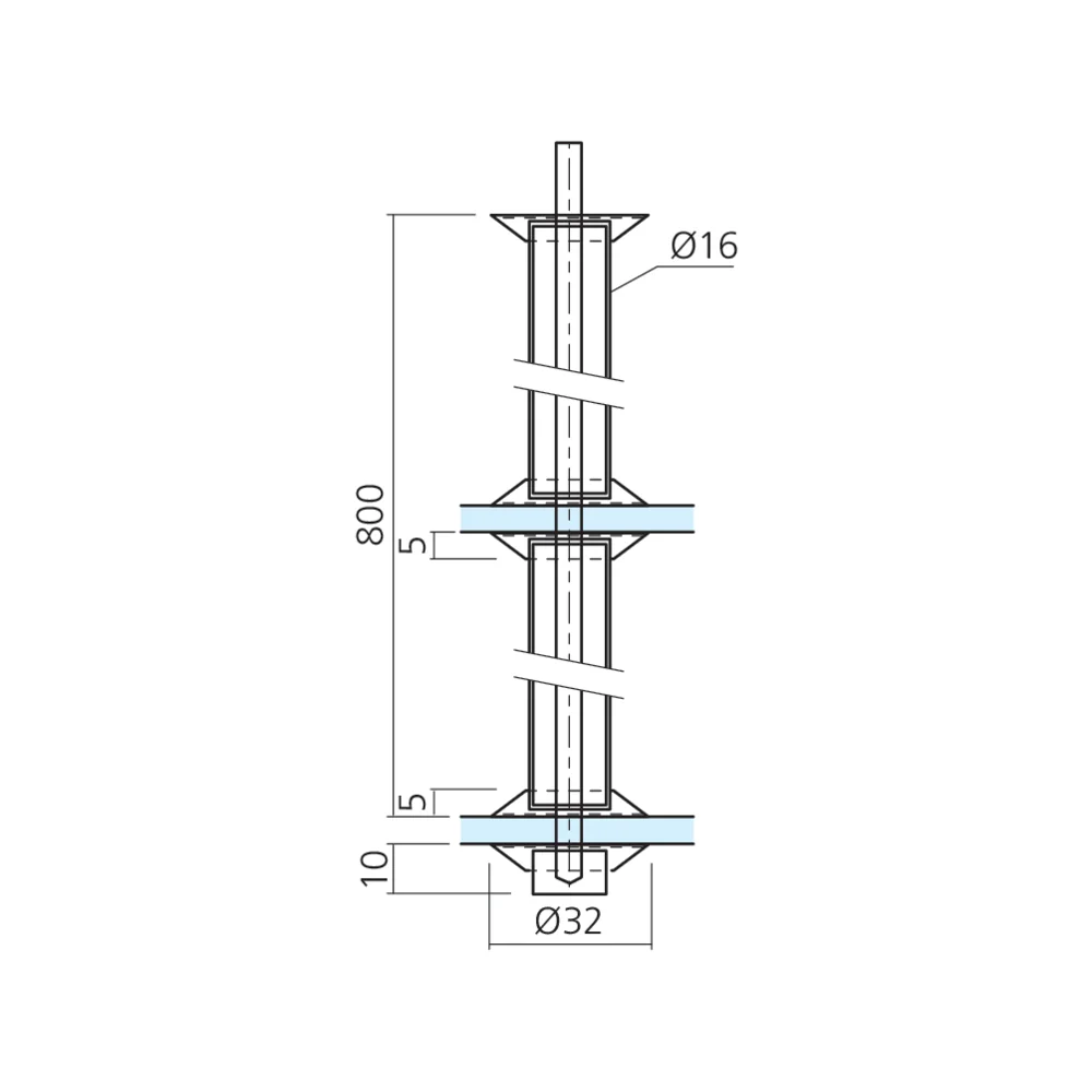 Entretoise recoupable
