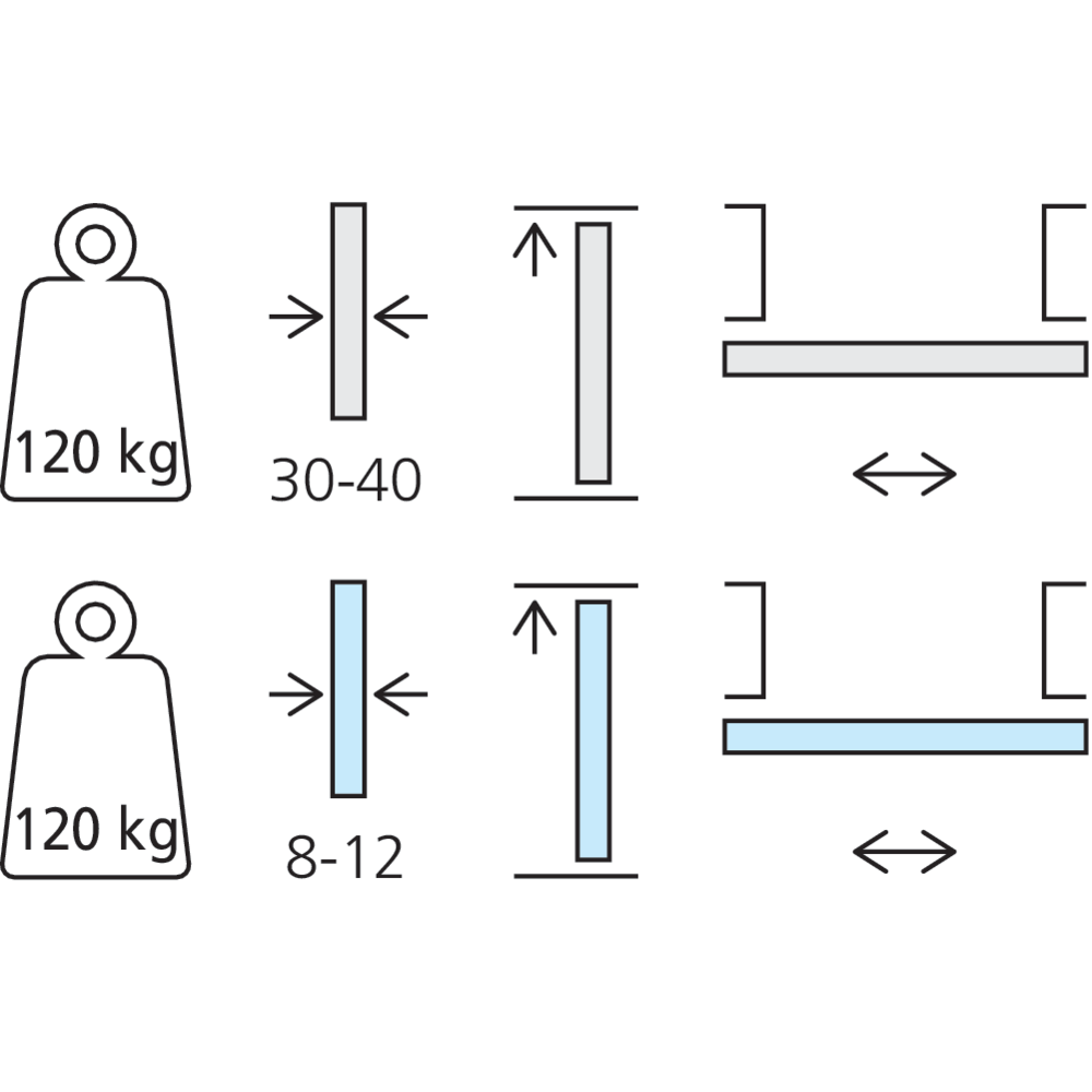 Set pour porte coulissante