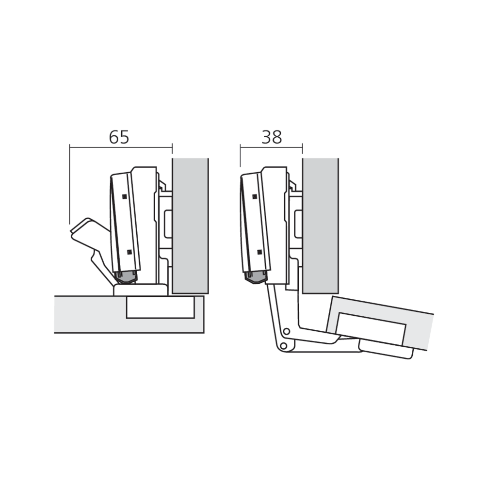 Amortisseur BLUMOTION à clipser sur charnière