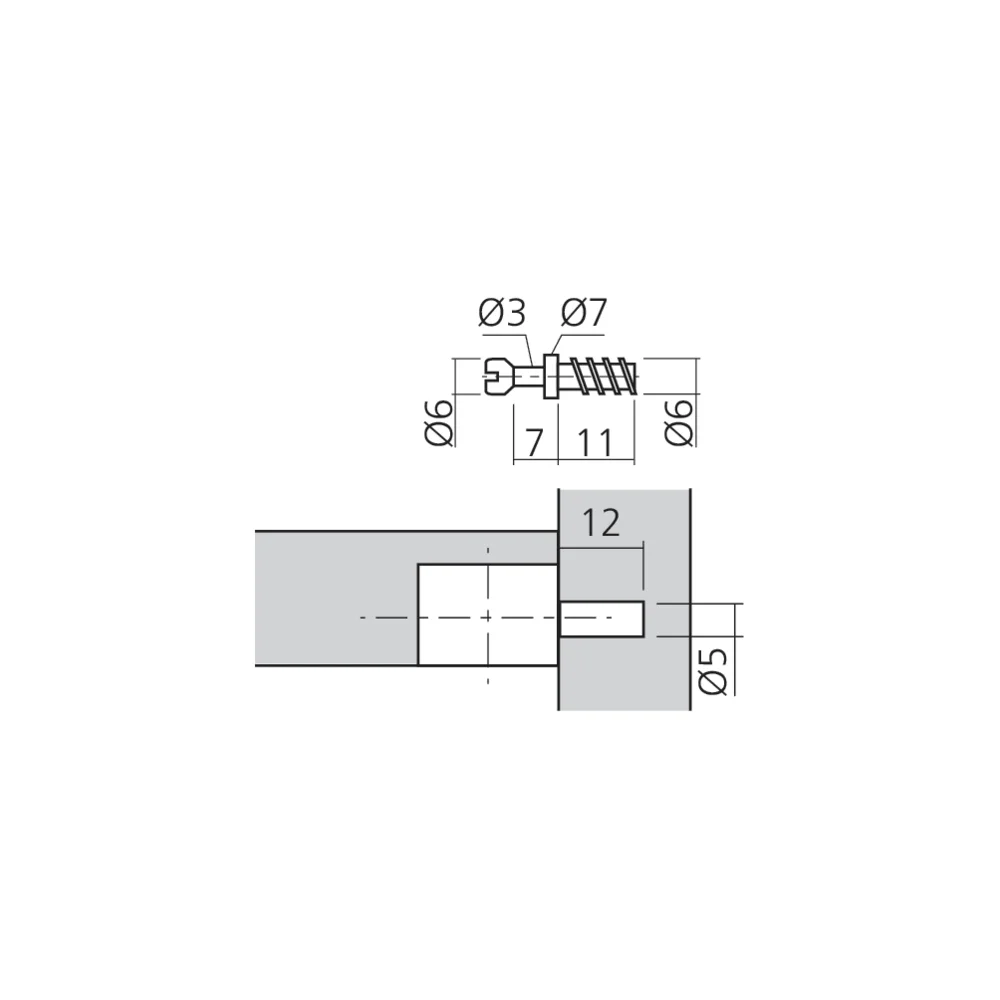Tourillon DÉFIX filet bois