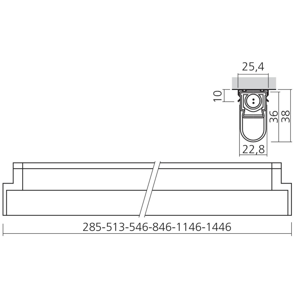 Luminaire tube