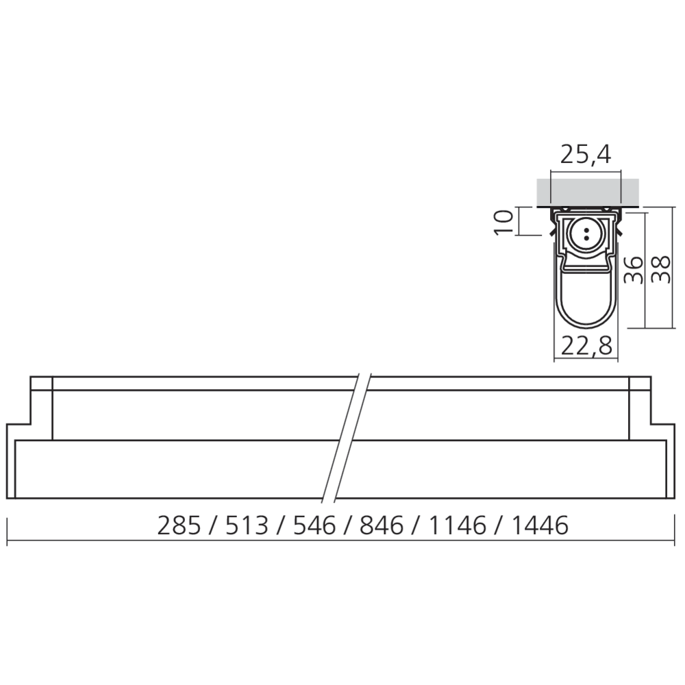 Luminaire tube