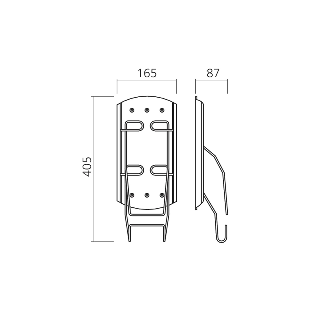 Support mural pour fer à repasser