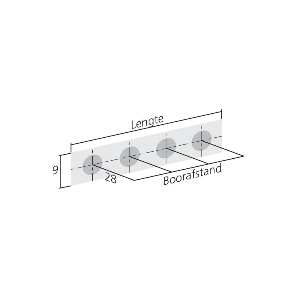 Poignée symétrique