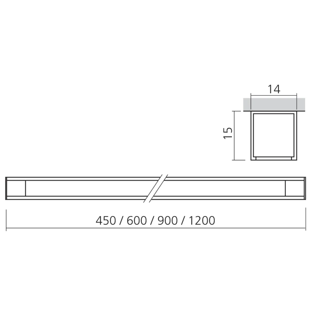 Réglette LED en applique 12 V