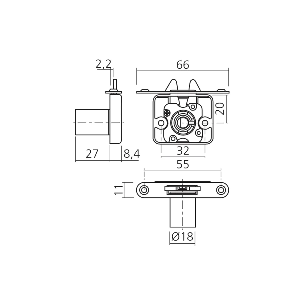 Serrure de classeur VCS