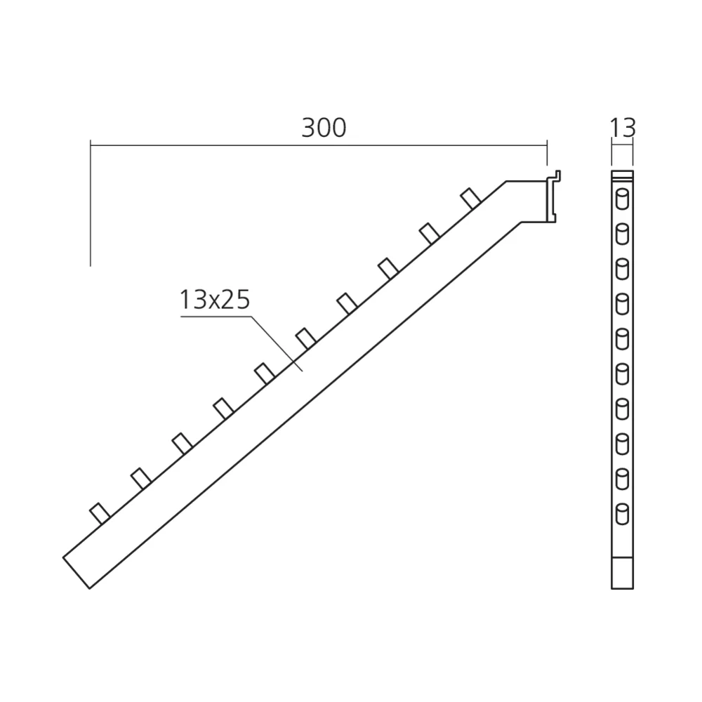 Support bras perroquet