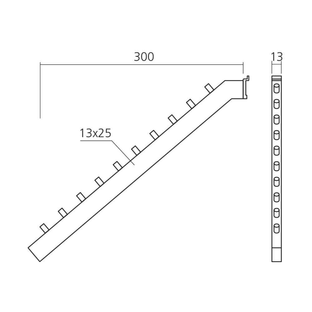 Support bras perroquet