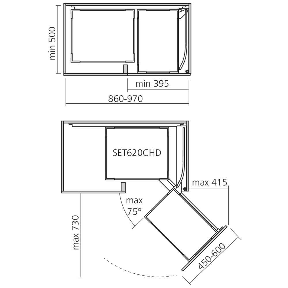 Ensemble d'angle MAGIC CORNER