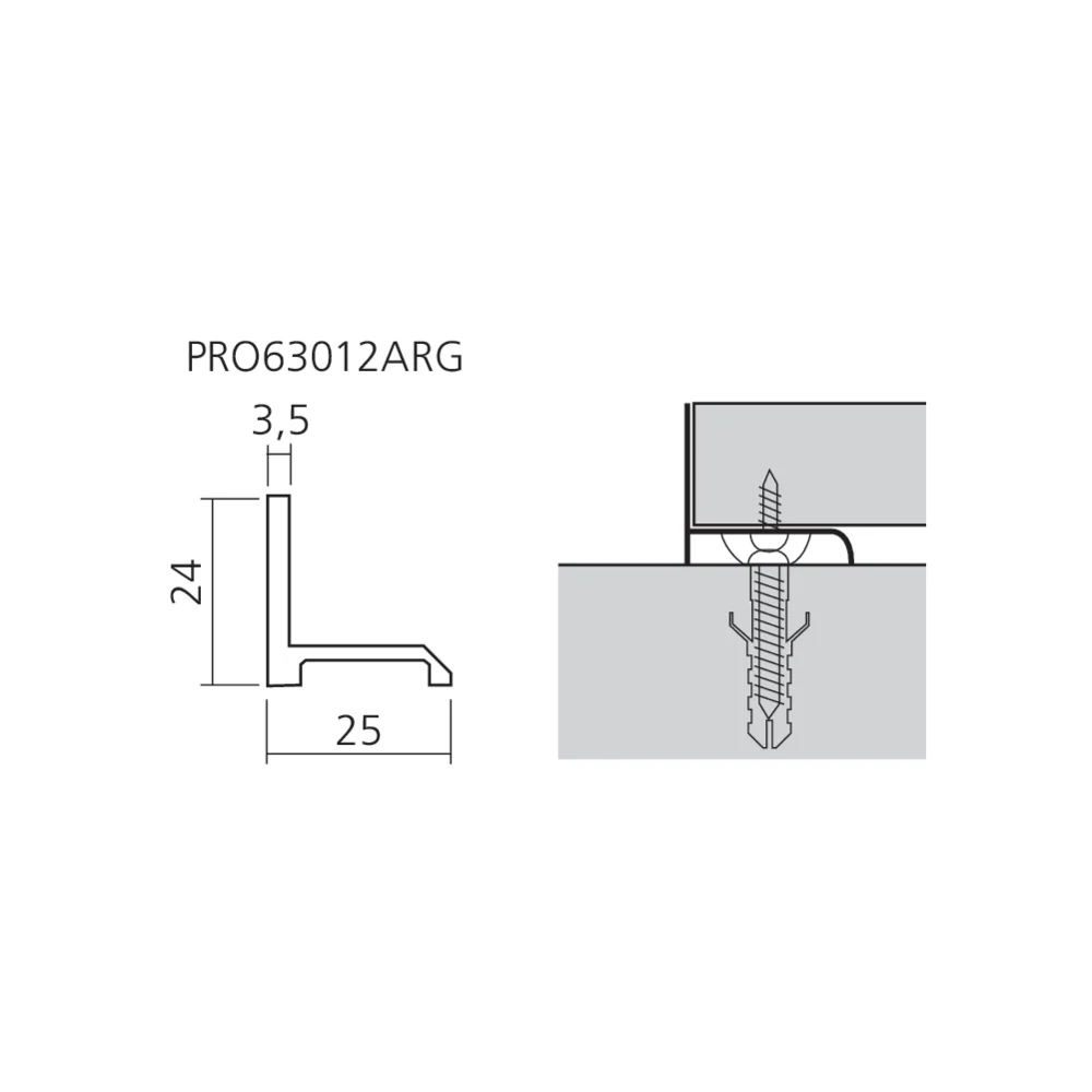 Profil de finition latéral