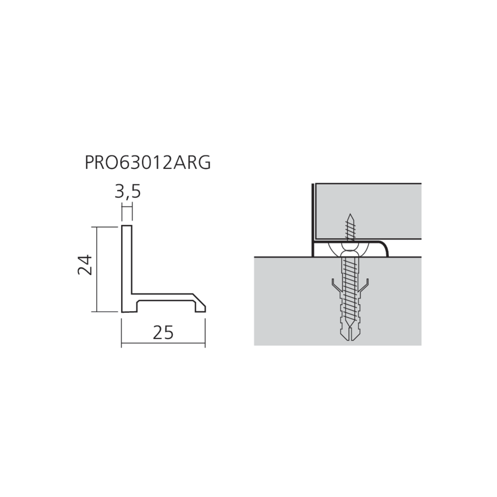 Profil de finition latéral