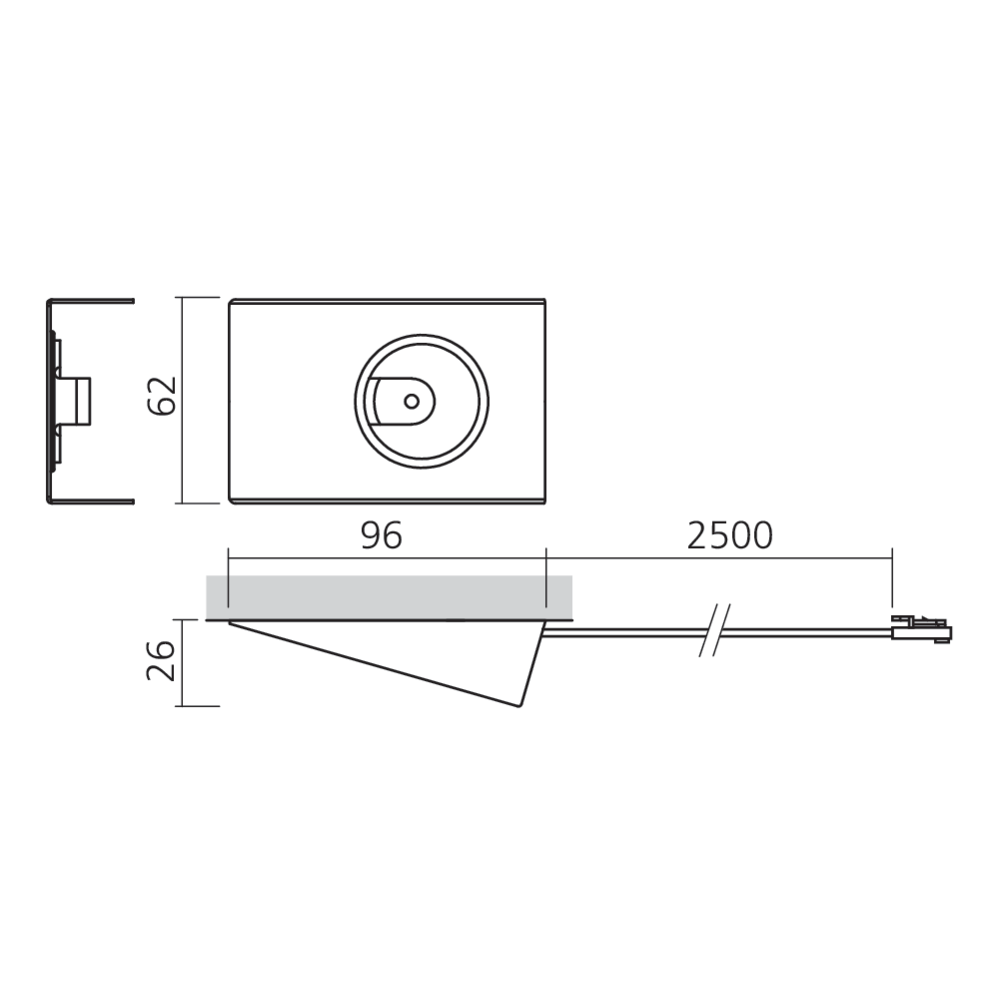 Spot LED JAZZ en applique 12 V