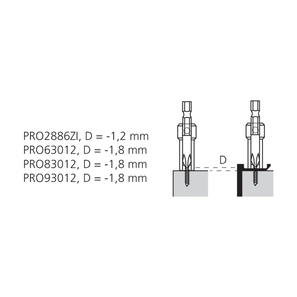 Embout de visseuse à arrêt ajustable