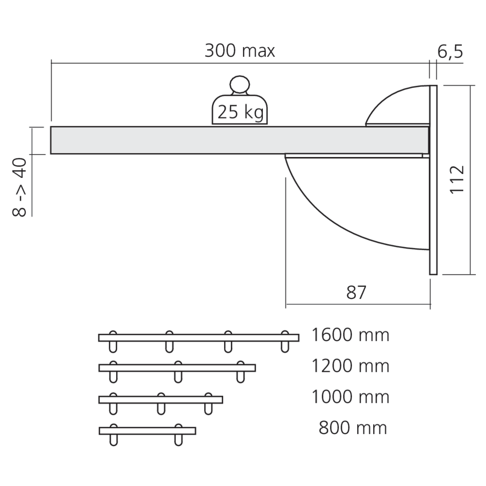 Console PELICAN grand modèle