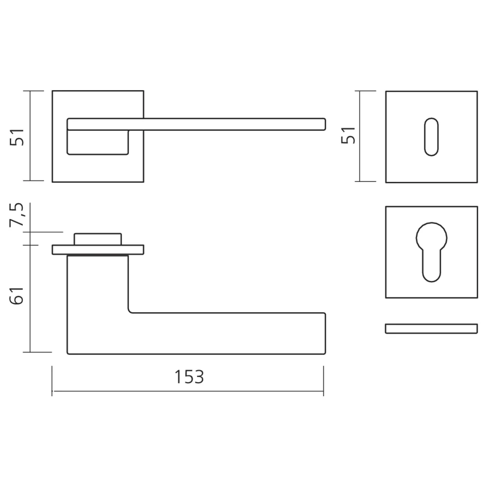 Ensemble sur rosace LIVING