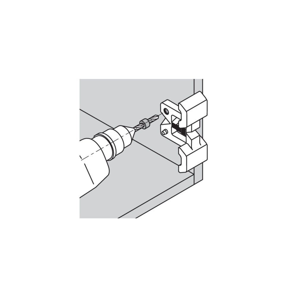 Gabarit de perçage pour embases