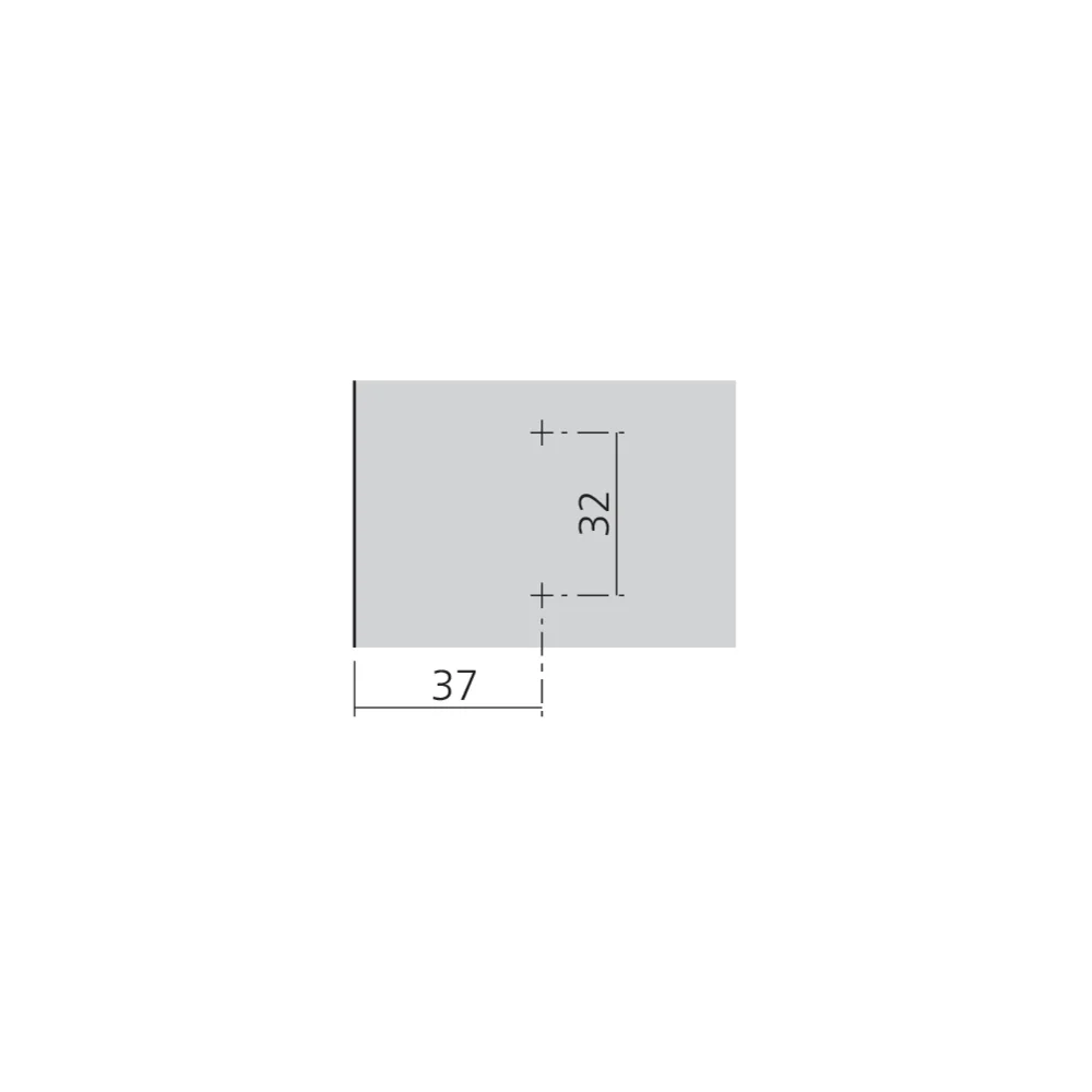 Embase en croix Titanium à visser
