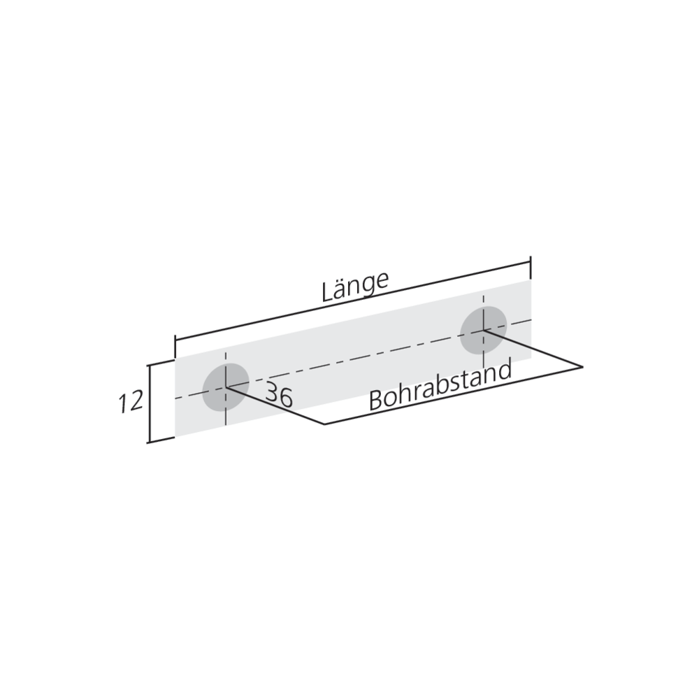 Poignée bâton Ø12 mm