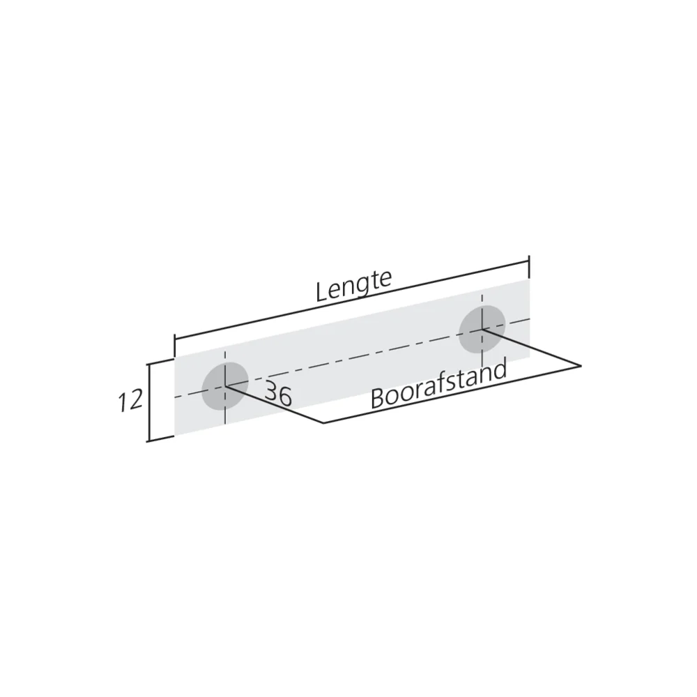 Poignée bâton Ø12 mm