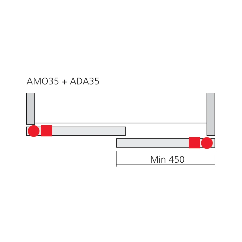 Adaptateur pour amortisseur Combino 20-35 IS