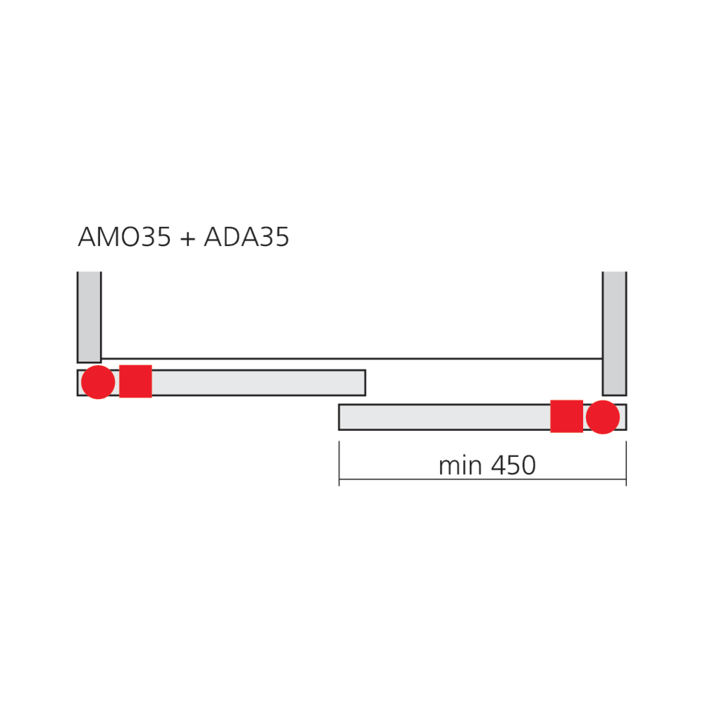 Adaptateur pour amortisseur Combino 20-35 IS