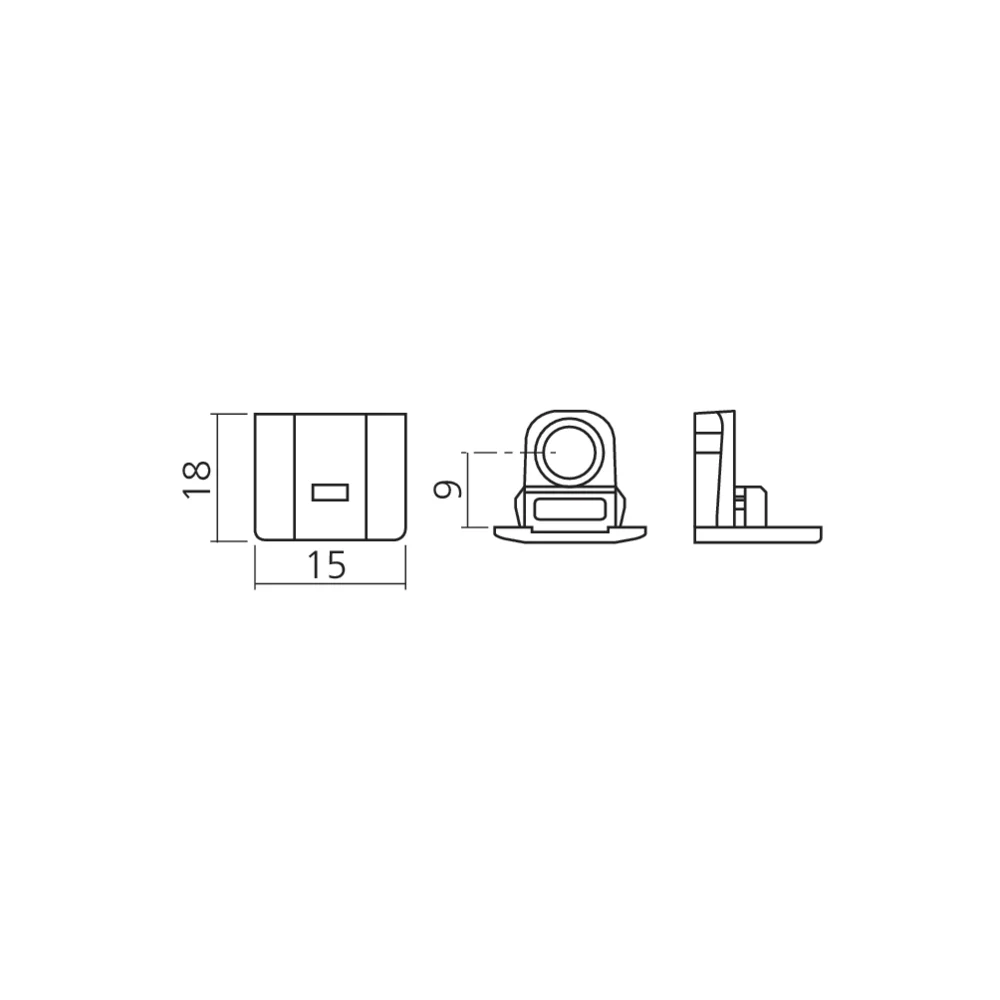 Taquet pour support Shelf Block démontable