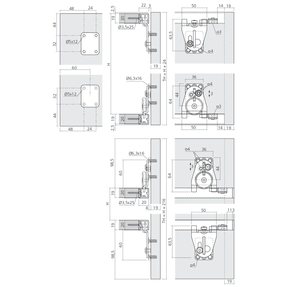 Garniture Regal B25 bois