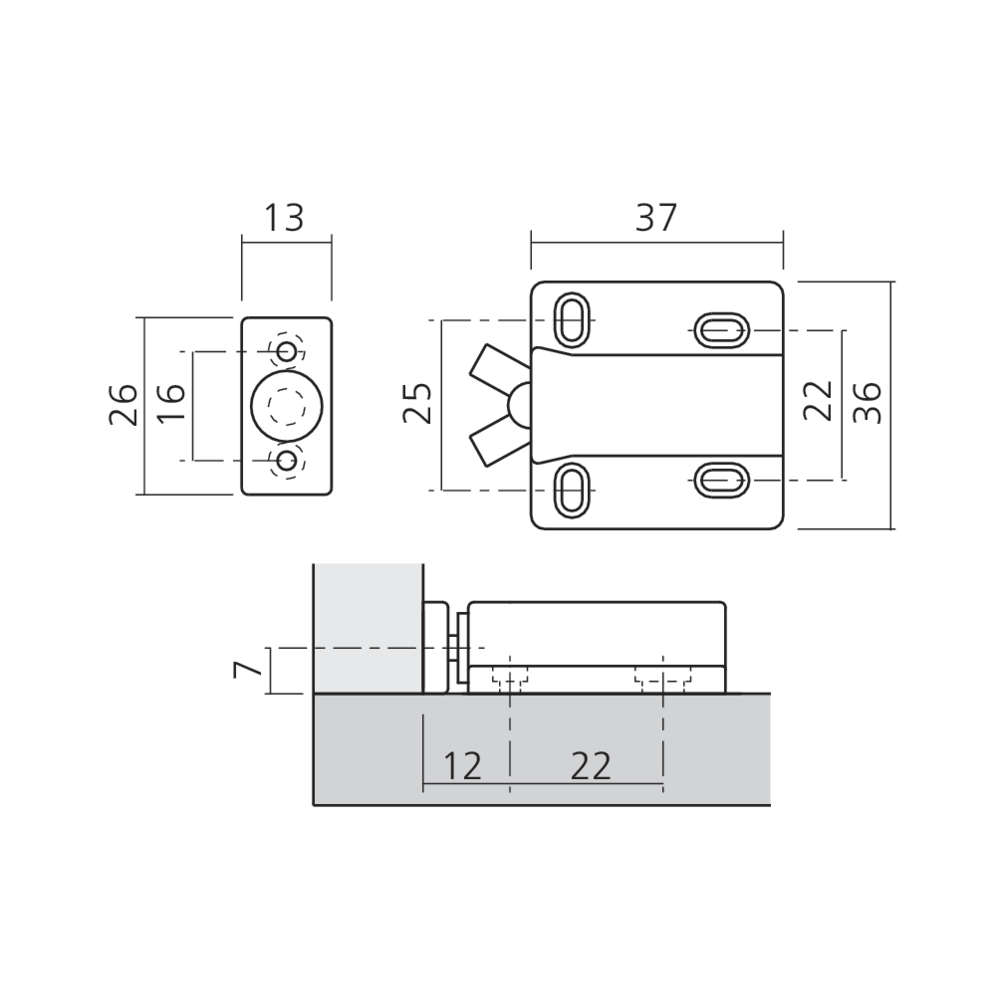 Loqueteau touche-lâche
