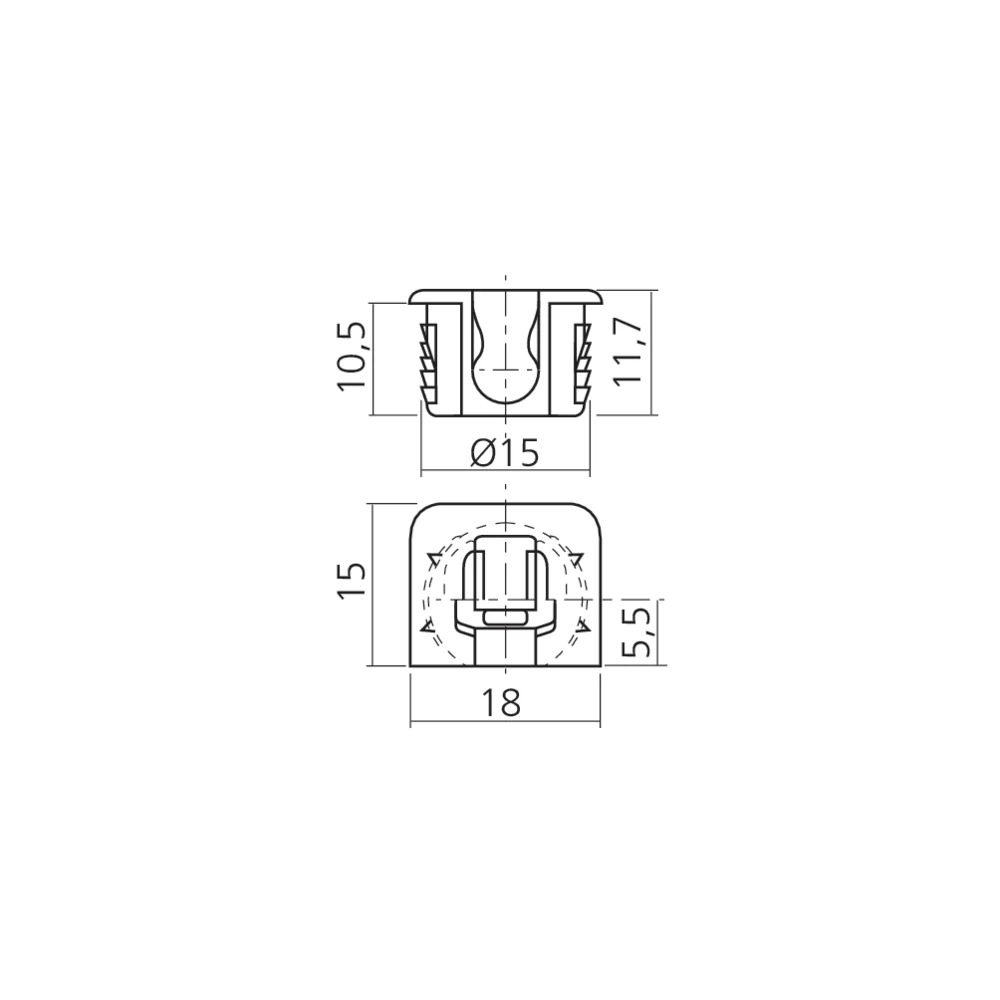Support de tablette avec clipsage