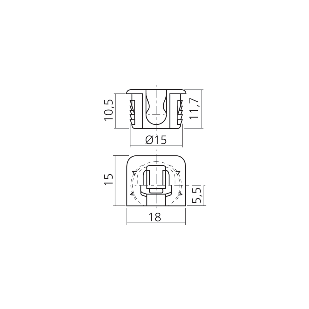 Support de tablette avec clipsage