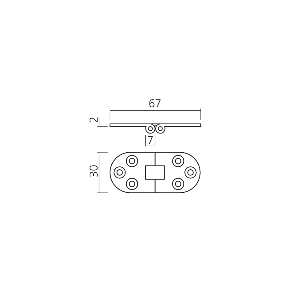 Charnière pour abattant