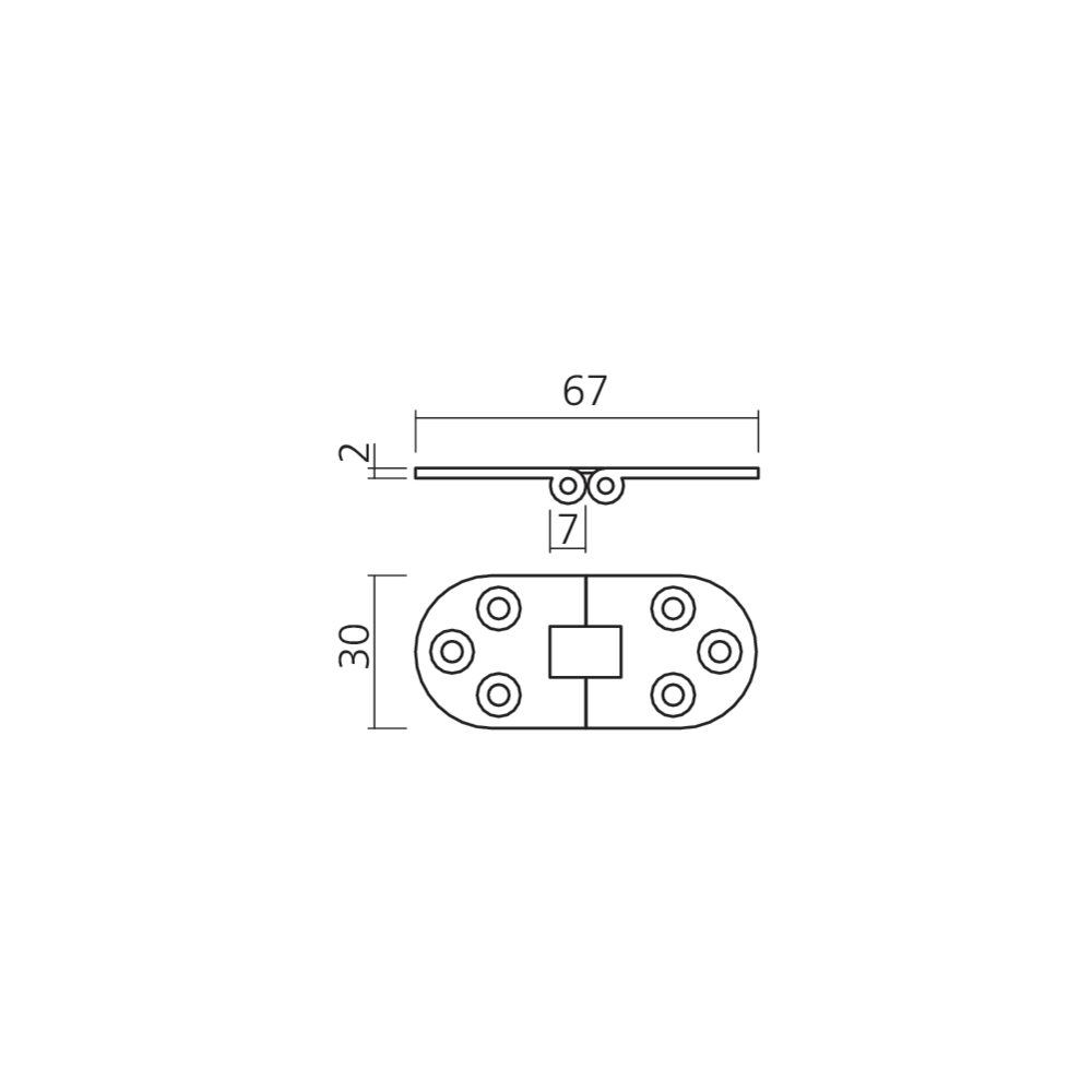 Charnière pour abattant