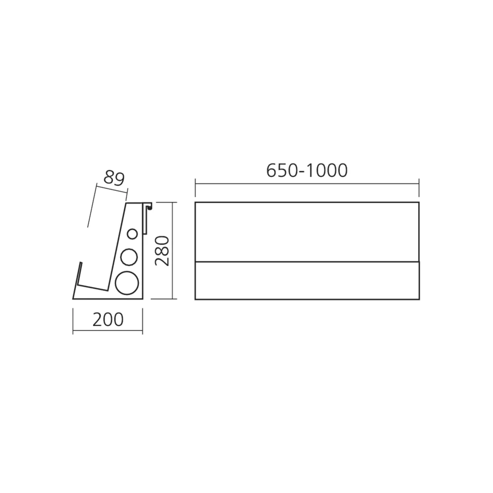 Présentoir 1 niveau